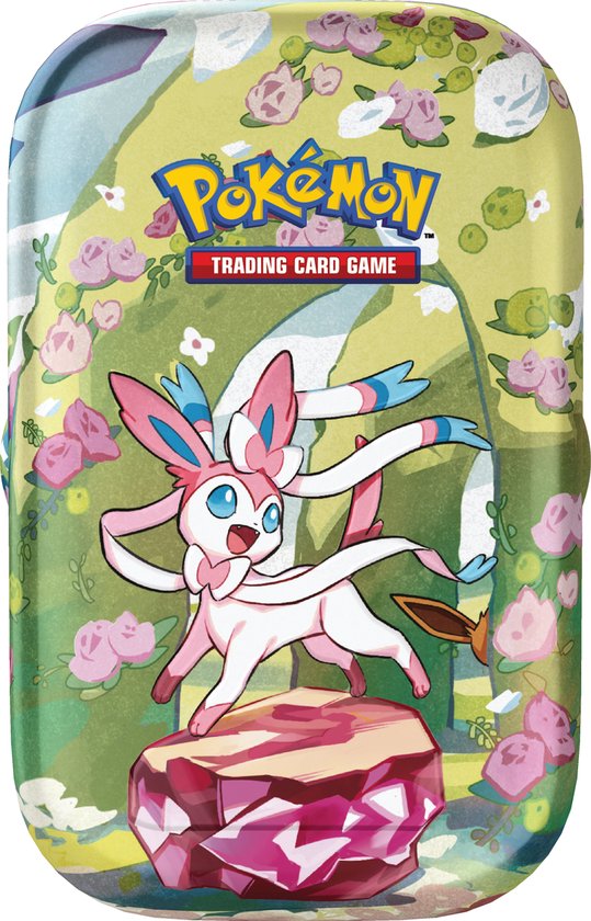 Prismatic Evolutions Sylveon Tin