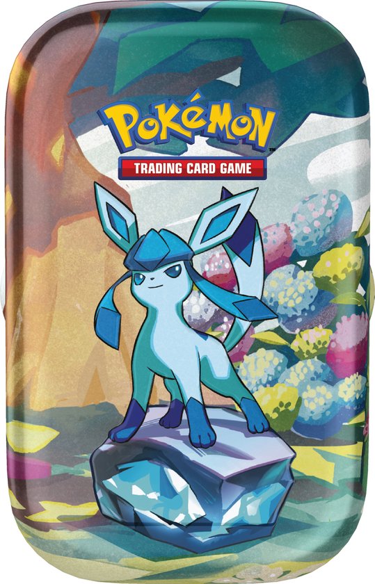 Prismatic Evolutions Glaceon Tin