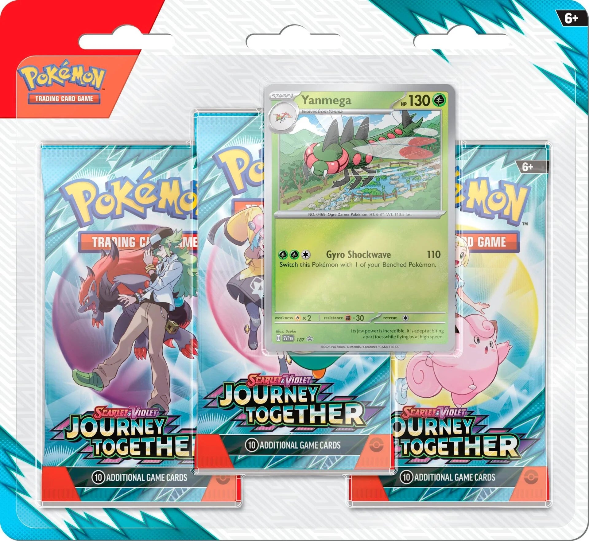 Journey Together 3-Pack Blister Yanmega