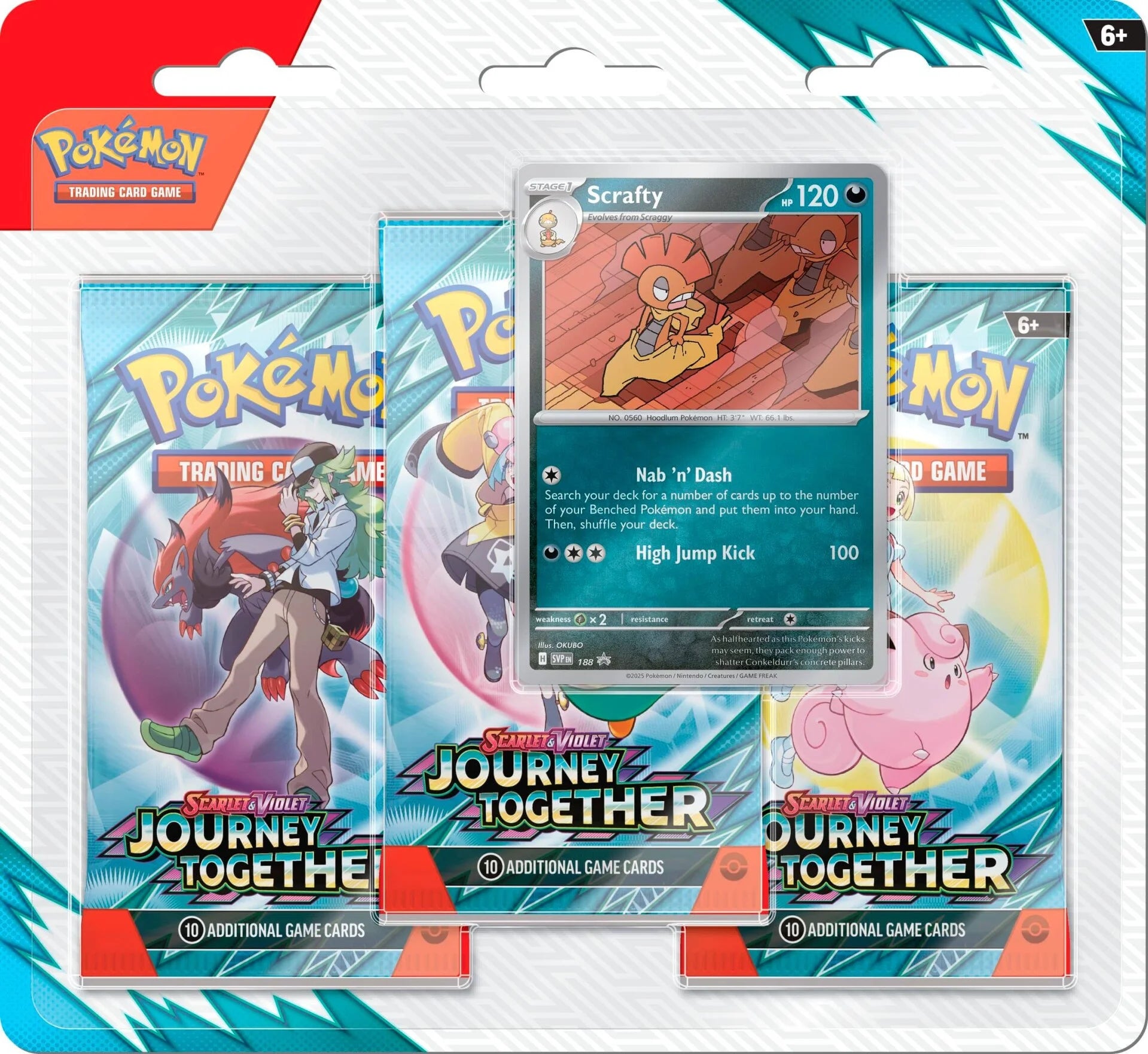 Journey Together 3-Pack Blister Scrafty