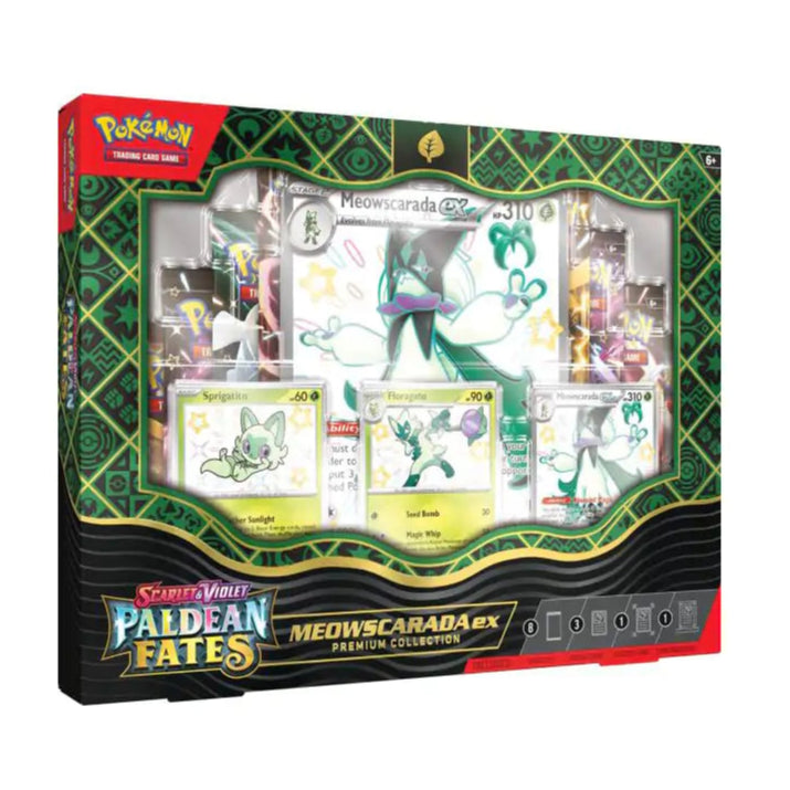 Paldean Fates Meowscarada EX Collection Box