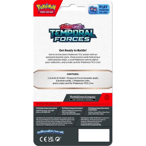 Pokemon Temporal Forces – Premium Checklane Blister – Togekiss [EN] - RubyGator