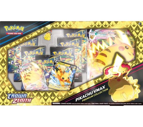 Crown Zenith Pikachu vmax collection USA front