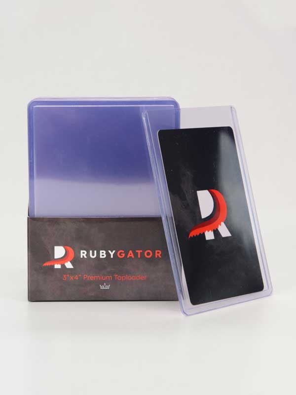 Toploader 3"x4" - Premium edition - RubyGator